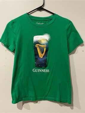 Guinness Beer Green Adult Short Sleeve Graphic T-shirt M